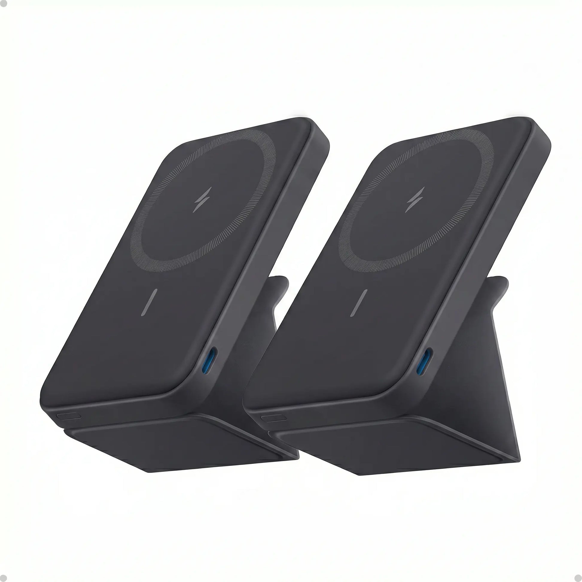 【Magnetic Power Bank】Anker 5,000Mah Magnetic Power Bank, Wireless Portable Charger with Foldable Stand & Side USB-C Port, Battery Pack for Iphone 17/16/15/14/13