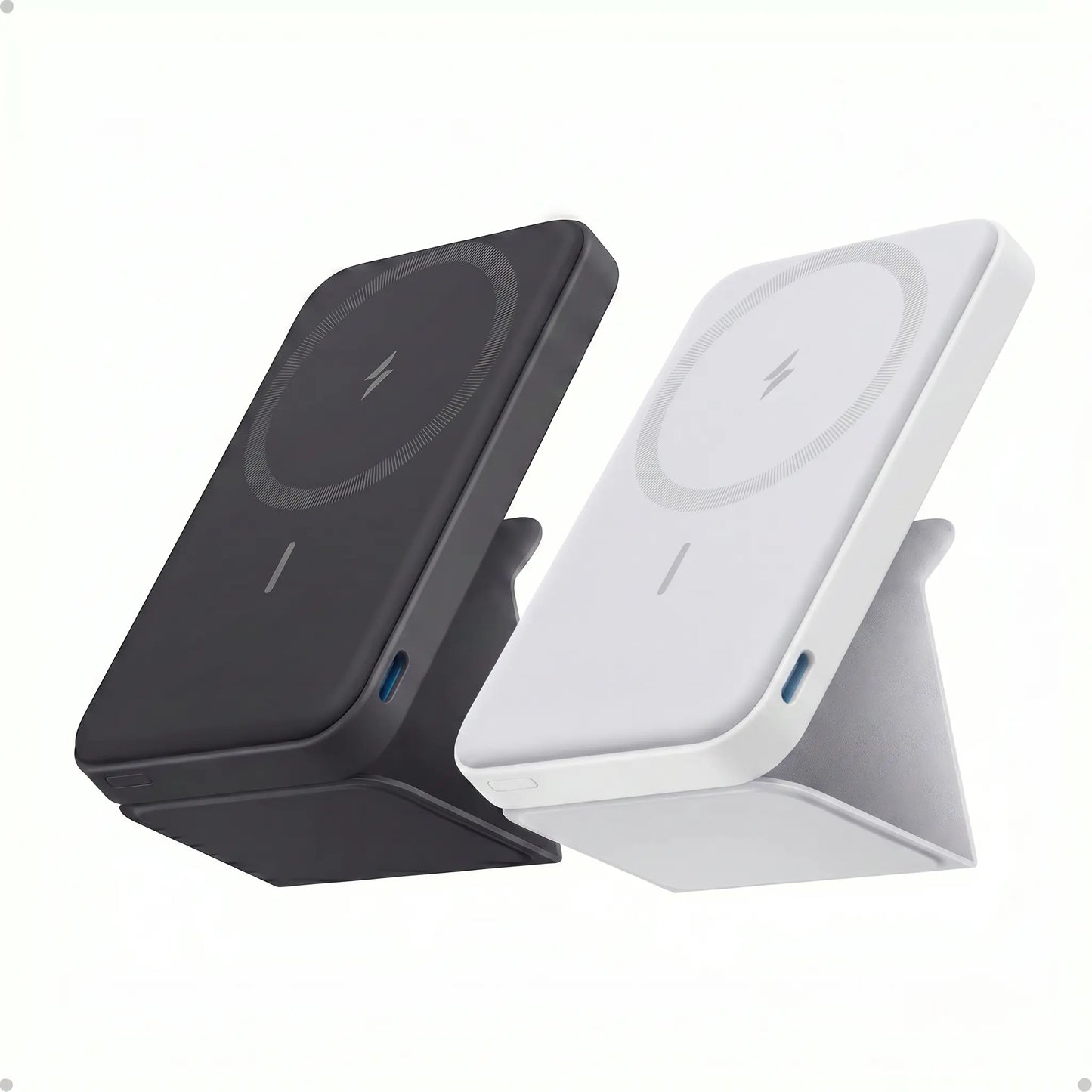 【Magnetic Power Bank】Anker 5,000Mah Magnetic Power Bank, Wireless Portable Charger with Foldable Stand & Side USB-C Port, Battery Pack for Iphone 17/16/15/14/13
