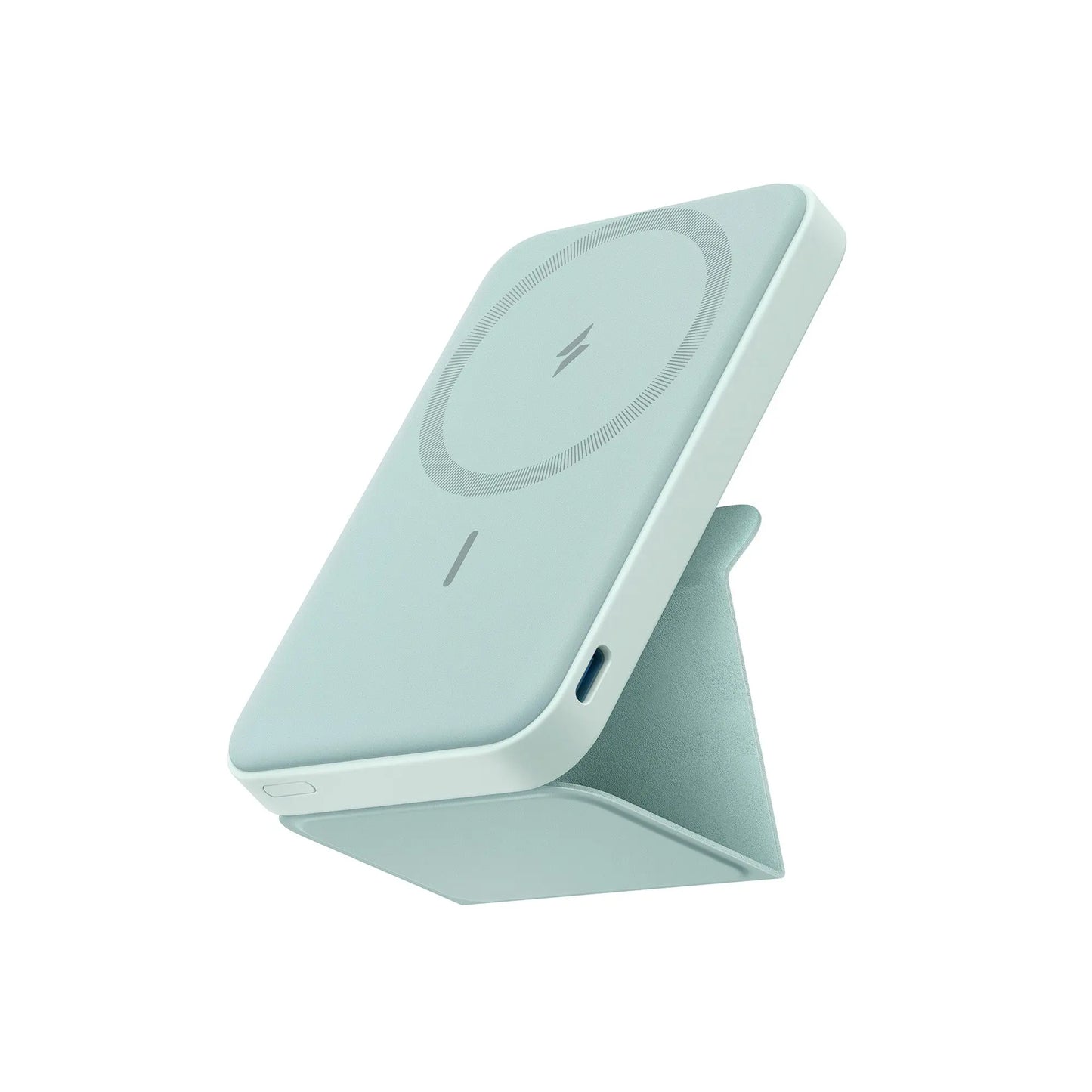 【Magnetic Power Bank】Anker 5,000Mah Magnetic Power Bank, Wireless Portable Charger with Foldable Stand & Side USB-C Port, Battery Pack for Iphone 17/16/15/14/13