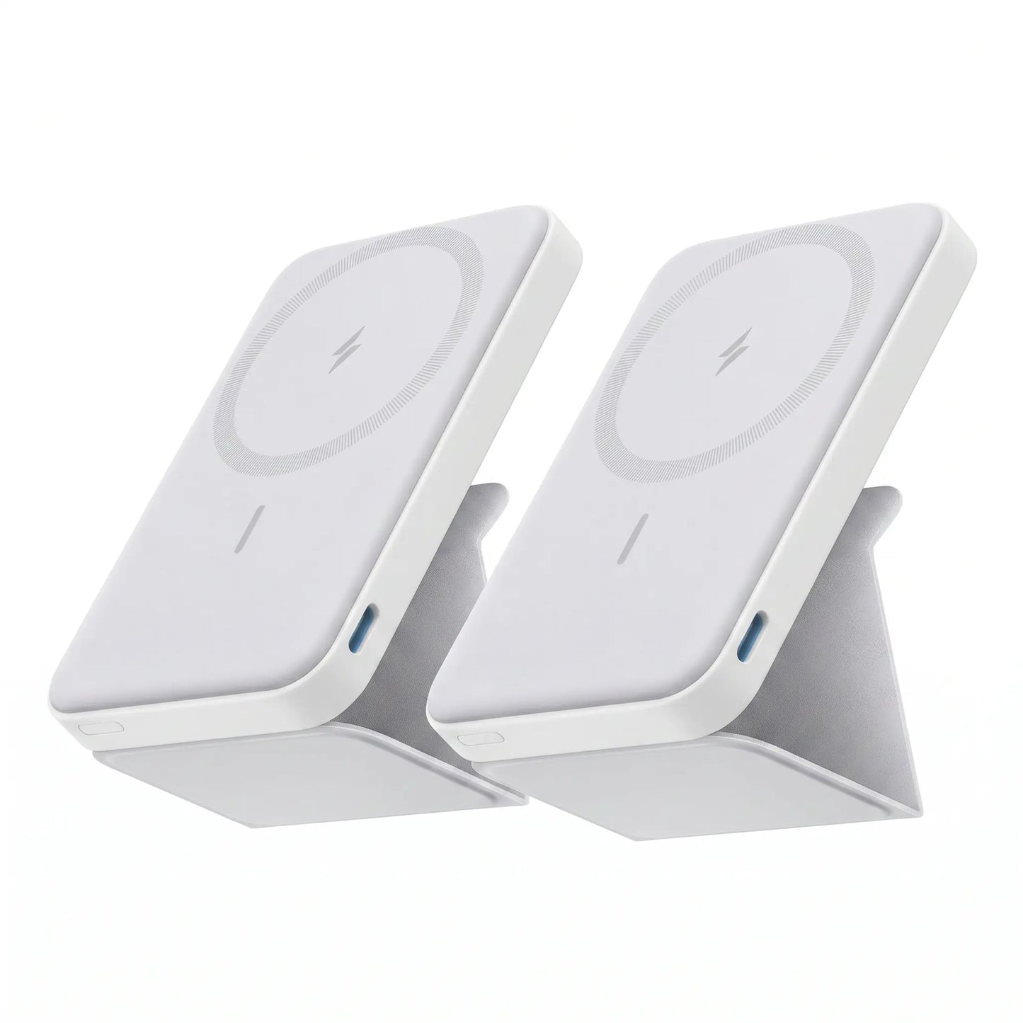 【Magnetic Power Bank】Anker 5,000Mah Magnetic Power Bank, Wireless Portable Charger with Foldable Stand & Side USB-C Port, Battery Pack for Iphone 17/16/15/14/13