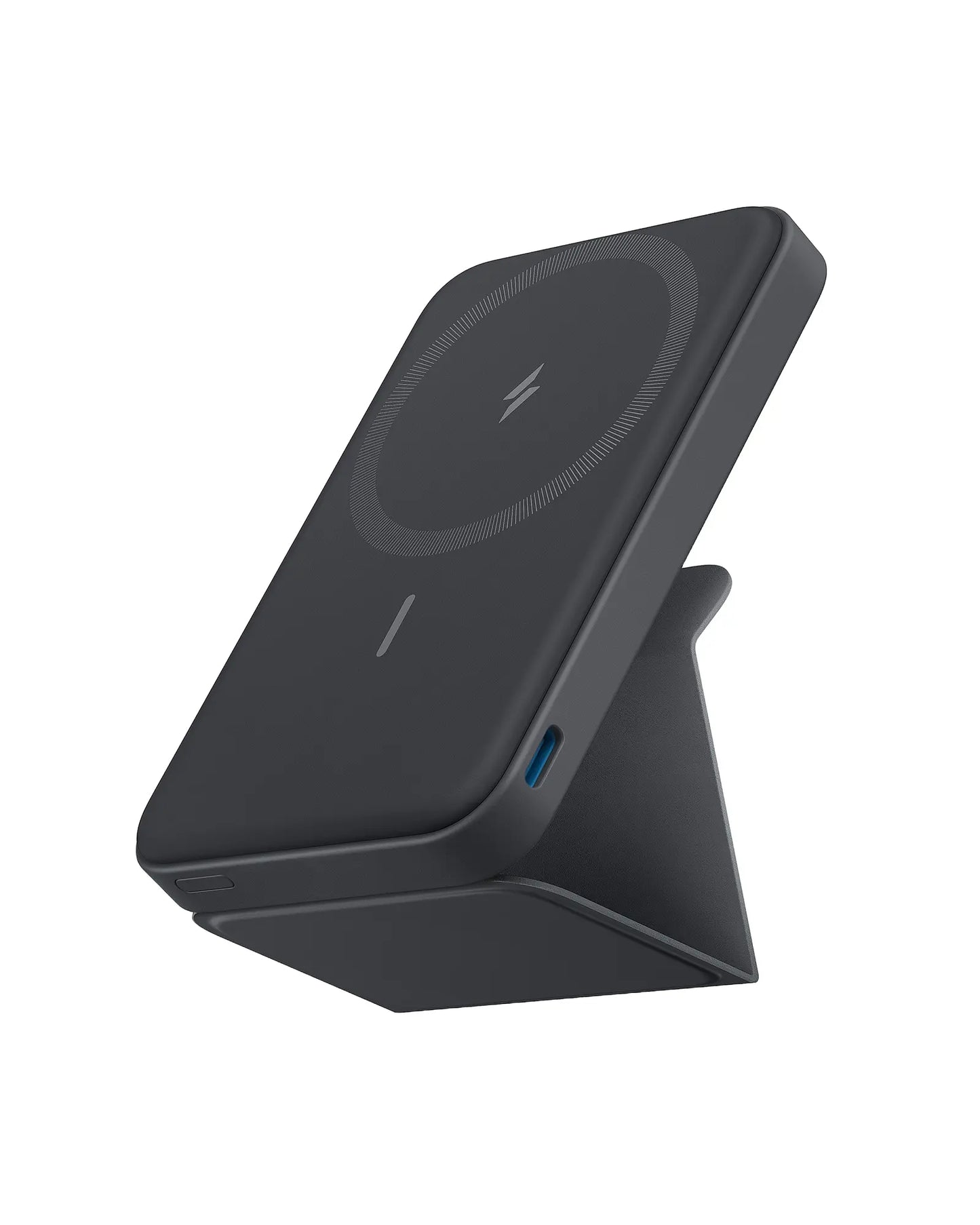 【Magnetic Power Bank】Anker 5,000Mah Magnetic Power Bank, Wireless Portable Charger with Foldable Stand & Side USB-C Port, Battery Pack for Iphone 17/16/15/14/13